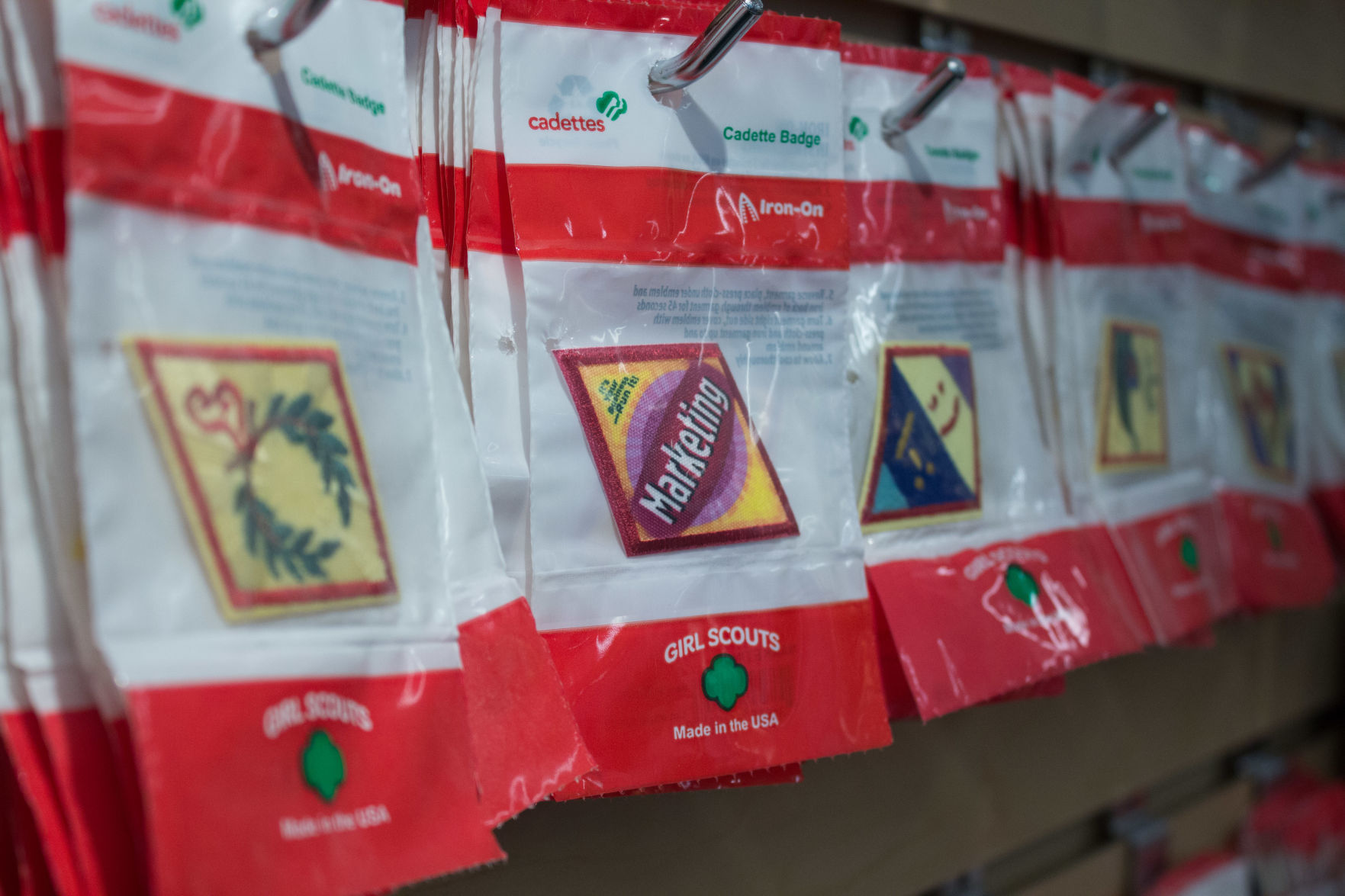 Girl Scout badges